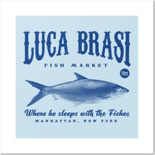 Luca Brasi Fish Market Posters and Art